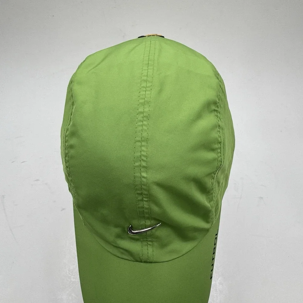 Nike Air Max Plus Tn AW84 Cap Green Tuned Air Running Hat Vtg Y2K Zip Pockets